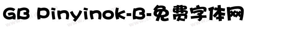 GB Pinyinok-B字体转换